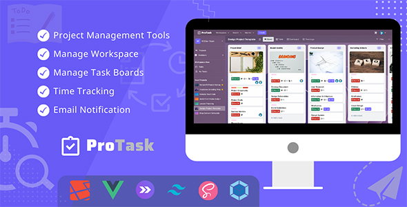 ProTask - A project management tool | time tracker | task manager | agile tool | teamwork