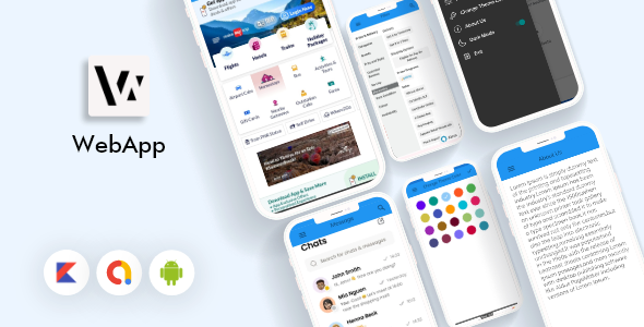 WebApp - Convert Website to a Android App | Web View App | Web to App