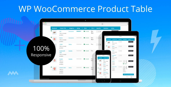 WP WooCommerce Product Table