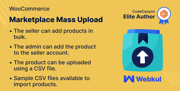 WordPress WooCommerce Marketplace Mass Upload Plugin