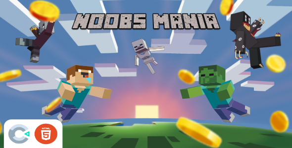 Noobs MANIA - HTML5 Casual game