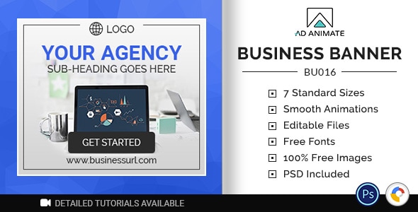 Business Banner | Agency Ad Template (BU016)