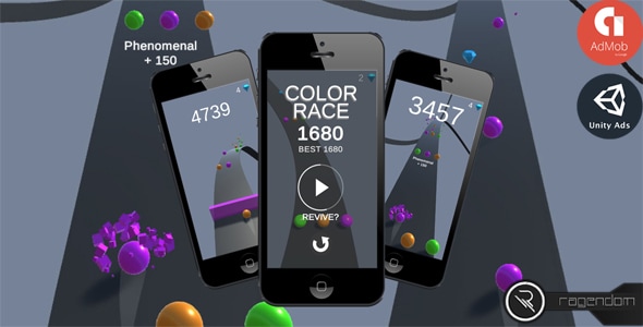 Color Race – Complete Unity Game + Admob