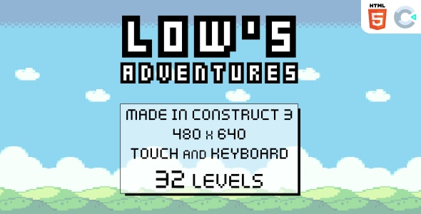 Low's adventures - HTML5 Platform game