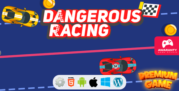 Dangerous Racing - HTML5 Game (Construct 2 | AdMob)