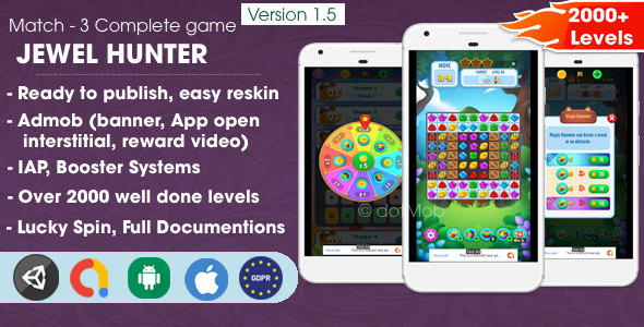 Jewel Hunter - Unity Complete Project