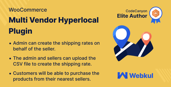 Multi Merchant Hyperlocal System for WooCommerce