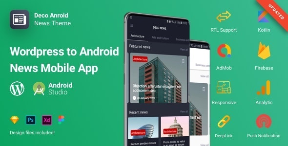 Android - Deco News - Mobile App for Wordpress