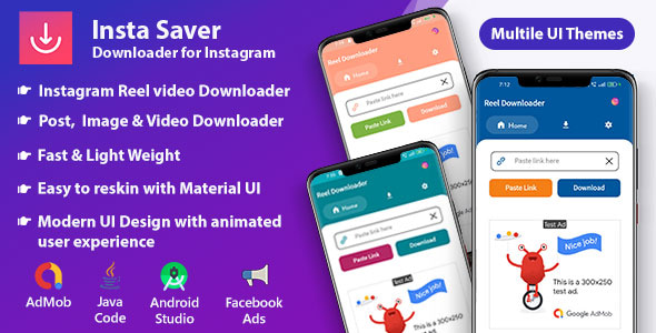 Instagram Downloader - InstaSaver - Images, Videos, Posts ,All Media Downloader