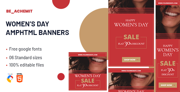 Women's Day Amphtml Banner