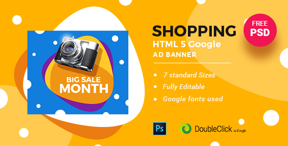 Online Shopping | HTML5 Google Banner Ad 24