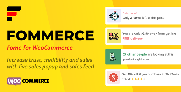 Fommerce - WooCommerce Notification