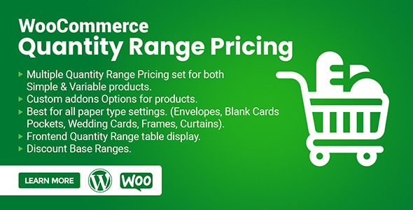 WooCommerce Quantity Range Pricing