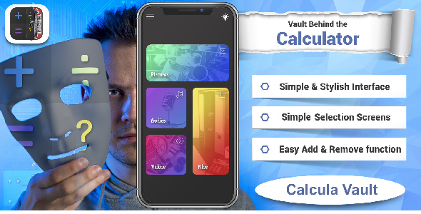 Calcula Vault - Calculator + Vault (Hide photos & videos)