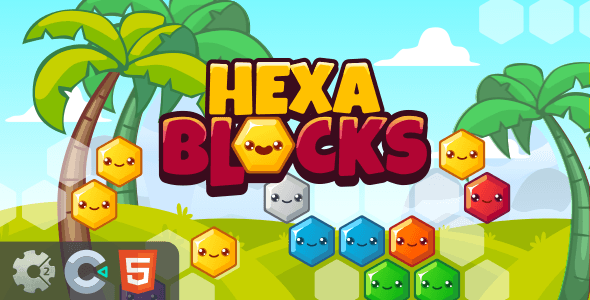 Hexa Blocks - HTML5 Puzzle Game (Construct 2/3)