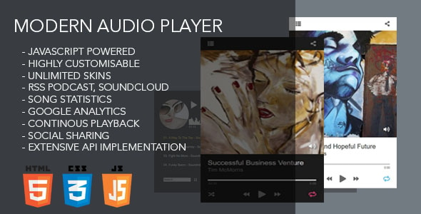 Modern Audio Player for WordPress