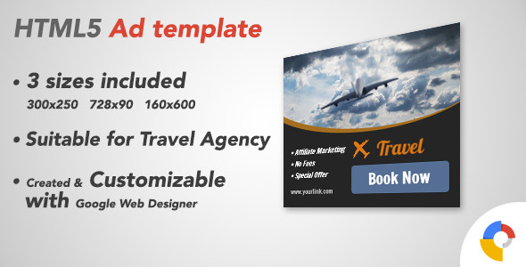 Ad HTML5 Template | Traveling