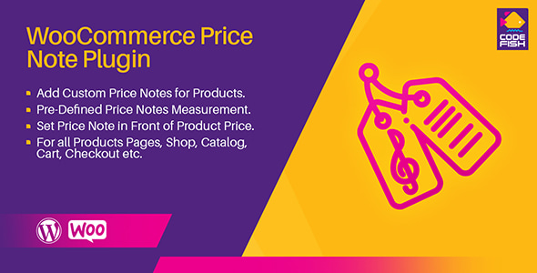 WooCommerce Price Note Plugin