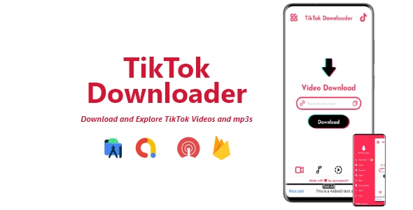 TikTok Downloader - TikTok Videos Without Watermark & Mp3 | ADMOB, FIREBASE, ONESIGNAL