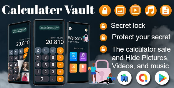 Calculator - Photo Vault - Photo Vault and Video Vault - Hide Photo Video Music Documents - Calc Box