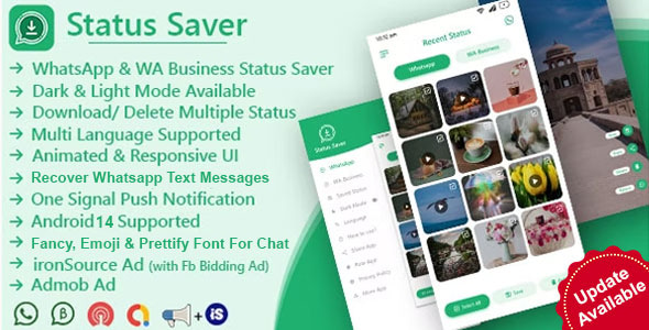 Status Saver (For WhatsApp & WhatsApp Business)