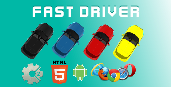 Fast Driver HTML5 Game (CAPX)