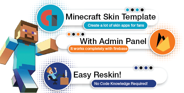 Minecraft Skin App Template With Admin Panel