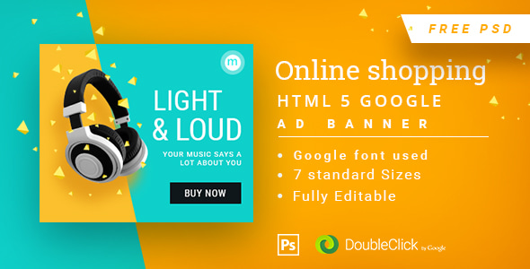 Online Shopping - HTML5 Animated Banner 14