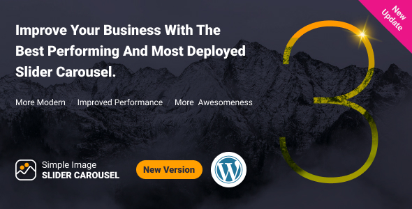Simple Image Slider Carousel Wordpress & WooCommerce Plugin