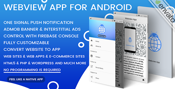 Webview App For Android | Convert Any Website To App