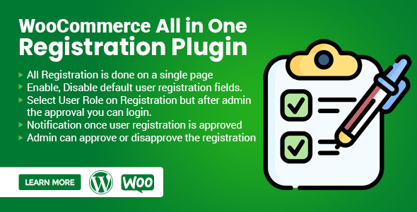 WooCommerce All in One Registration Plugin