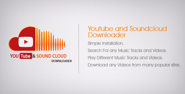 YouTube and Soundcloud Music Downloader Android Admob Ads