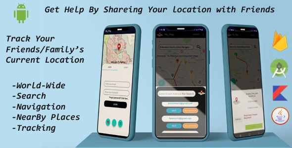 MyMap Ready To Go [Real-Time GPS] - Locate Friends/Family and Get Helps/Provide Helps WorldWide