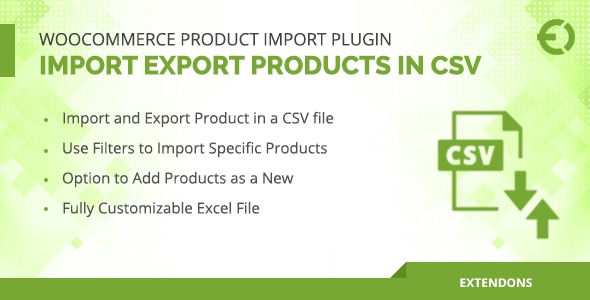 WooCommerce Product Import Plugin - Import Export Products in CSV