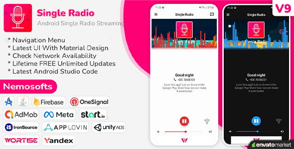 Android Radio - Single Radio Streaming App