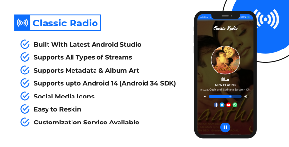 Classic Radio | Simple and Easy Radio Player for Android