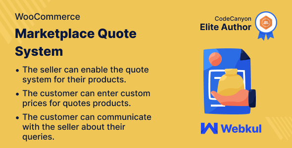 WordPress WooCommerce Marketplace Quote System Plugin