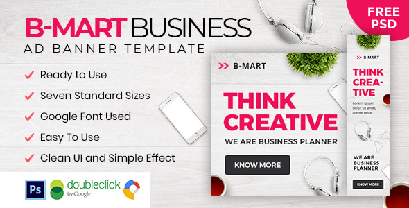 B-Mart | Business HTML 5 Animated Google Banner