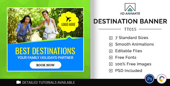 Tour & Travel | Destination Booking Banner (TT015)