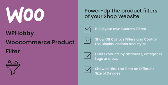 WPHobby WooCommerce Product Filter