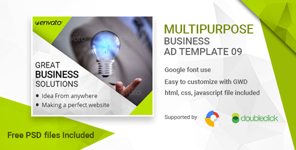 Business | HTML5 Google Banner Ad 09