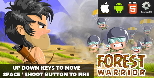 Forest Warrior - HTML5 Game (CAPX)