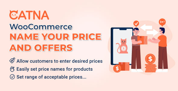 Catna – WooCommerce Name Your Price and Offers