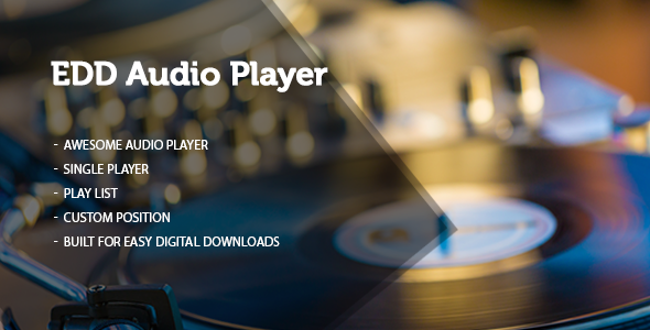 Easy Digital Downloads Product Audio Sampler Player