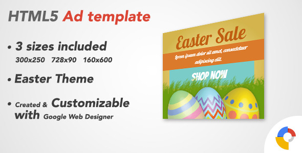 Ad HTML5 Template | Easter