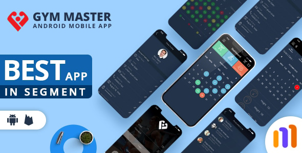 Gym Master Mobile App for Android