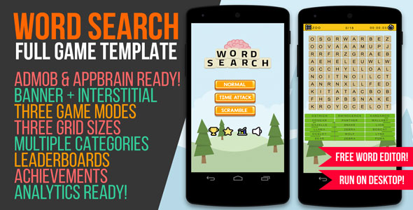 Word Search Game with Admob