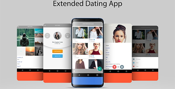 Extended Dating App with Firebase Realtime and Admin Panel