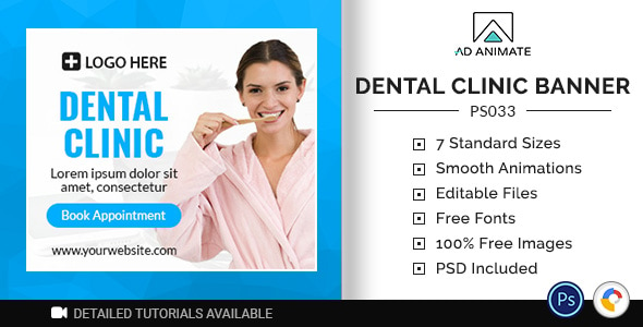 Professional Services | Dental Clinic Banner (PS033)