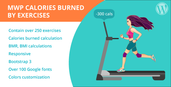 MWP Calories Burned By Exercises Calculator